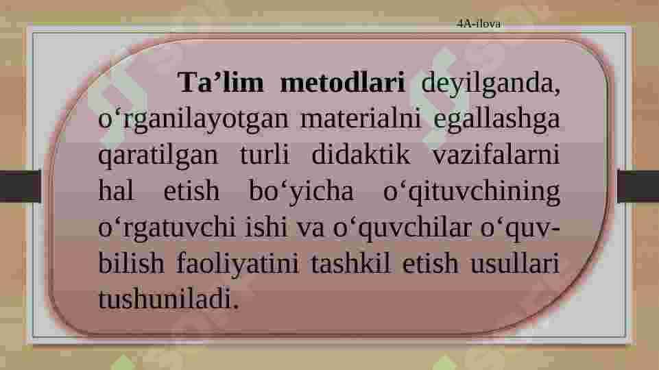 Ta’lim metodlari 5