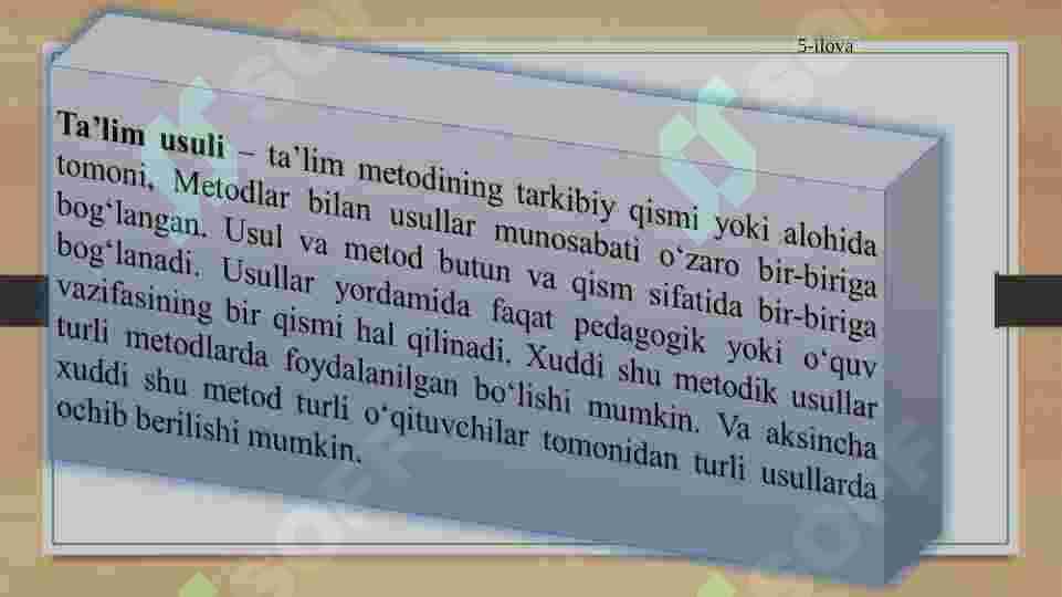 Ta’lim metodlari 6