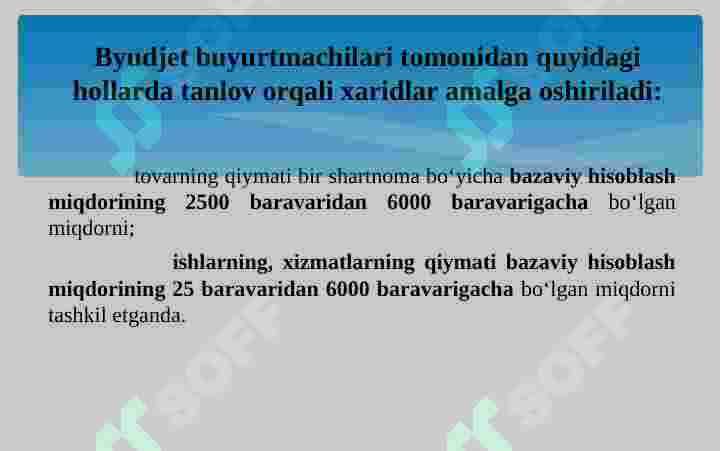 TANLOV SAVDOLARI 8