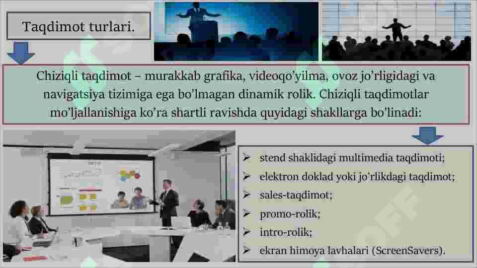 Taqdimotlarni ishlab chiqishning zamonaviy vositalari 4