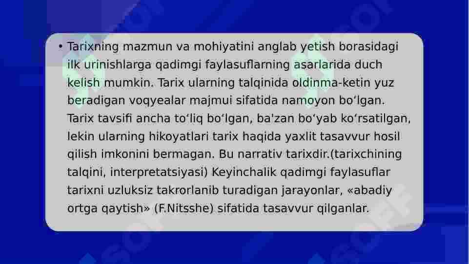 Tarix va zamonamiz 4