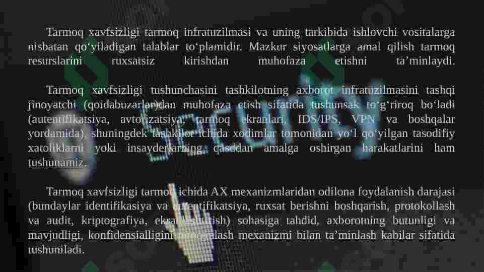 Tarmoq xavfsizligi 2