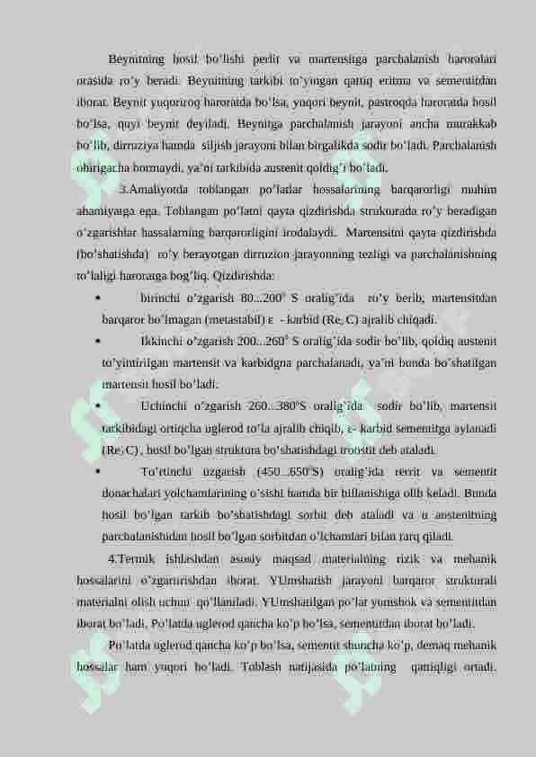 Termik ishlov berish 4