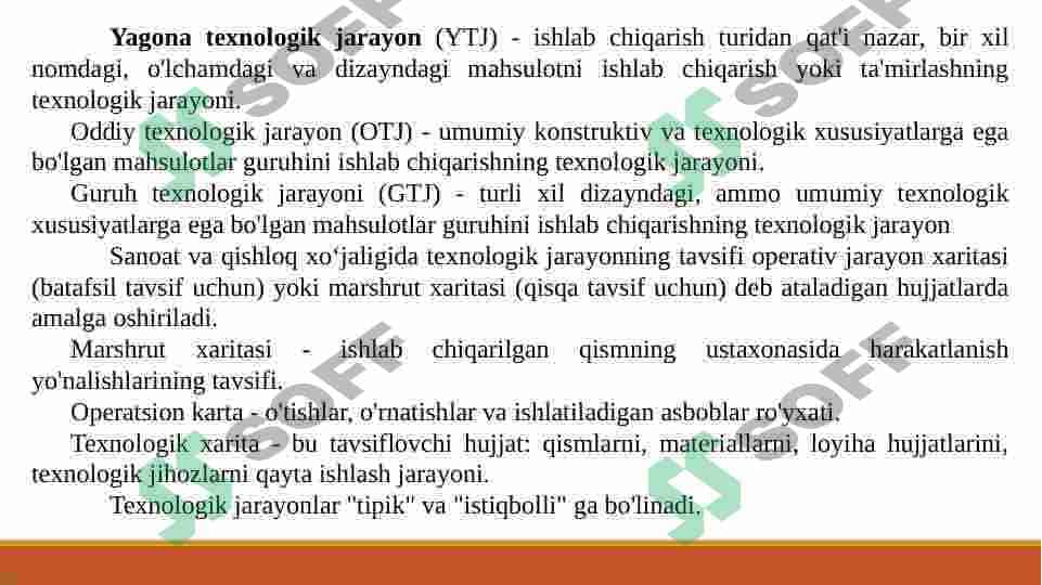 Texnologik jarayonlar 4