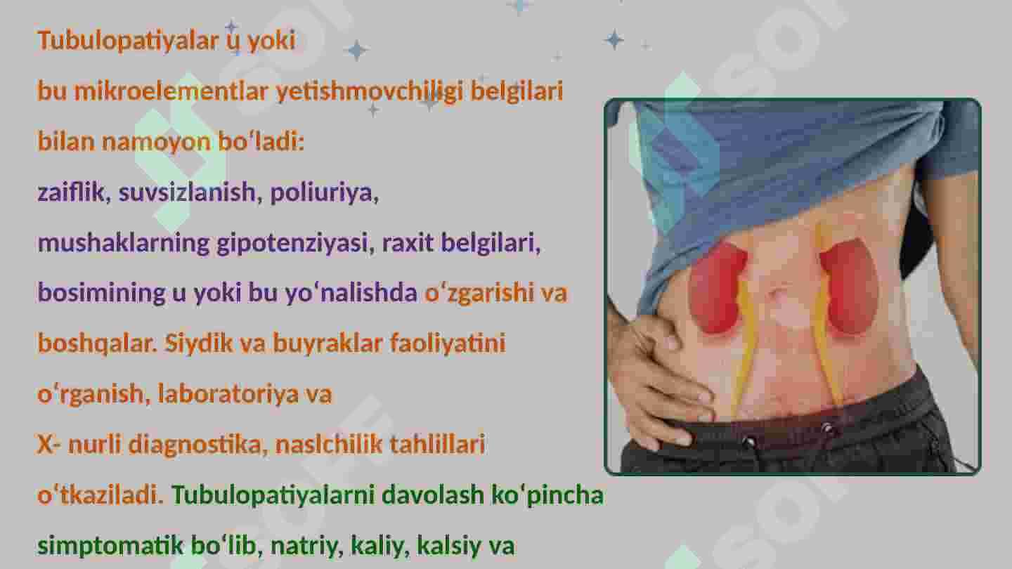 Tubulopatiya haqida umumiy ma'lumot 3