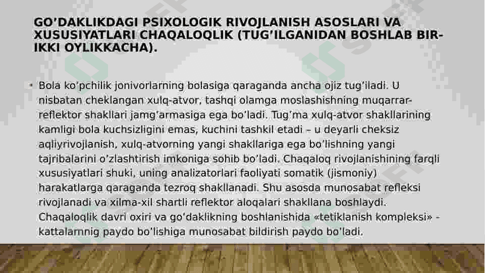 Tug'ilish davri inqirozi 3