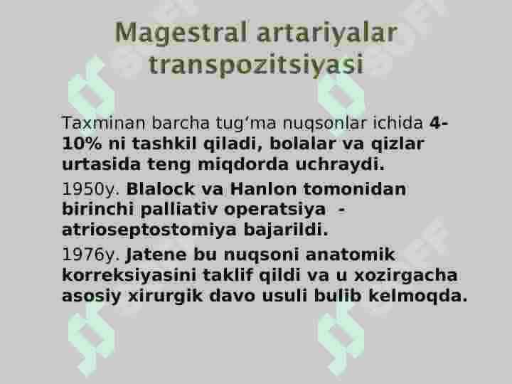TUG‘MA YURAK NUQSONLARI 6