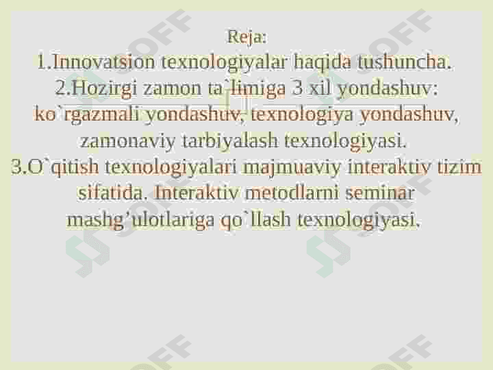 Innovatsion texnologiyalarning "Loyihalash va Klaster" metodlari 2