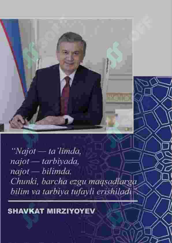 psixologlar	uchun		 USLUBIY	QO‘LLANMA 3