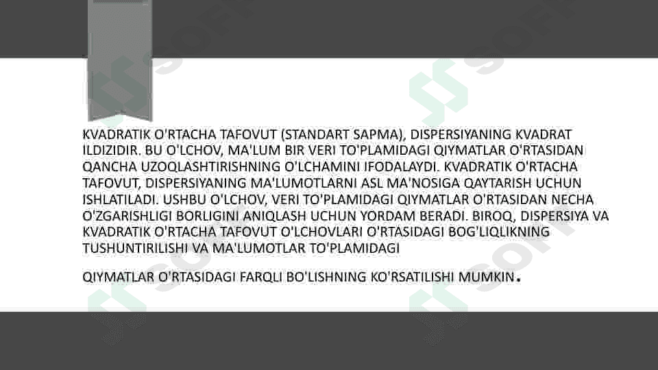Variatsiya Ko'rsatkichlari 8