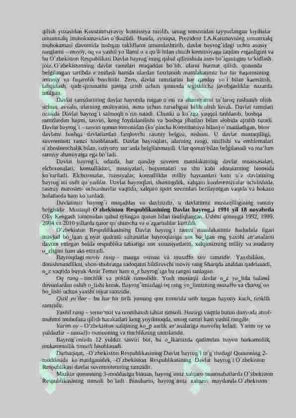 O`ZBEKISTON TANLAGAN MUSTAQIL RIVOJLANISH YO`LI VA UNING AHAMIYATI. 3