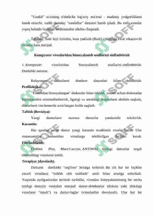 Virusga qarshi dasturlar 5