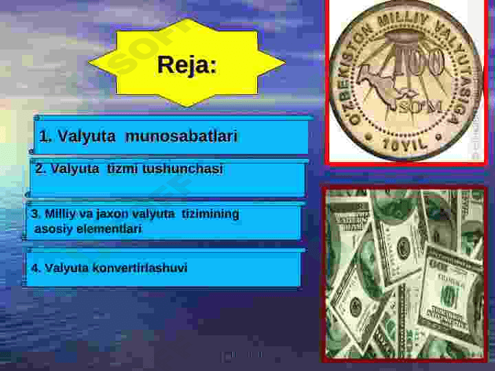 XALQARO VALYUTA MUNOSABATLARI 2
