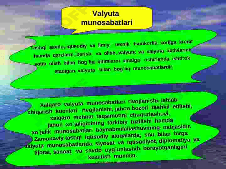 XALQARO VALYUTA MUNOSABATLARI 3