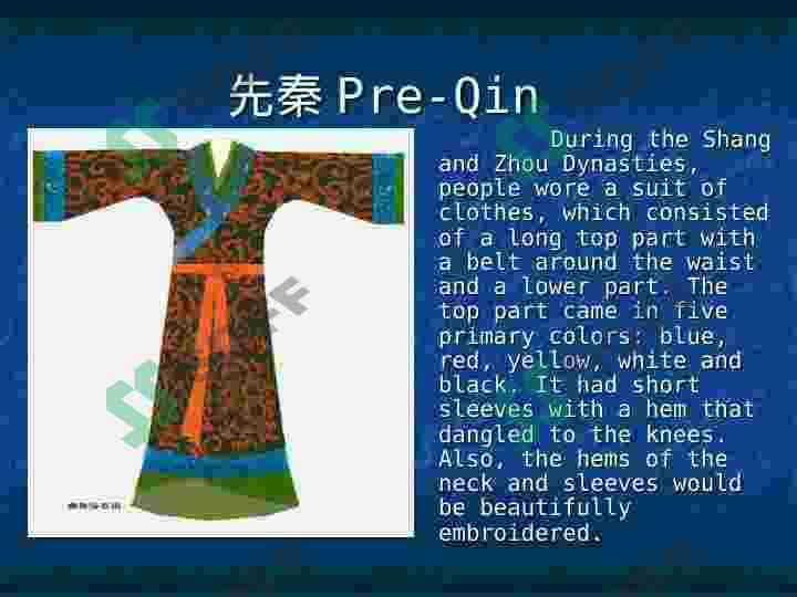 History Of Chinese Clothing         english 3
