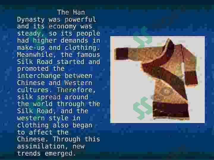 History Of Chinese Clothing         english 6