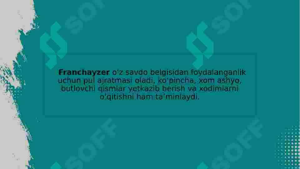 Xalqaro franchayzing 7