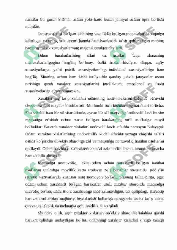 Xarakter haqida tushuncha 3