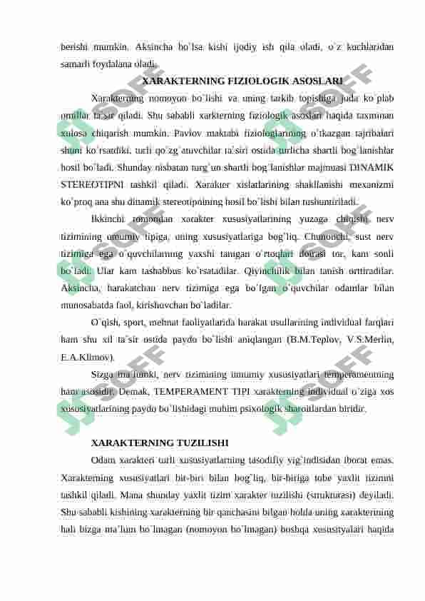 Xarakter haqida tushuncha 4