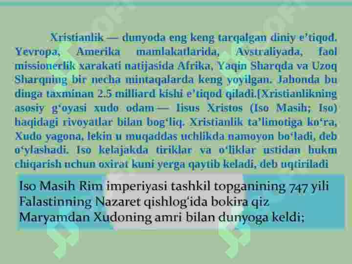 Xristianlik  dini 4