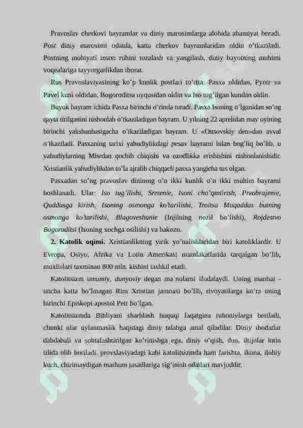 Xristianlikning vujudga kelishi 6