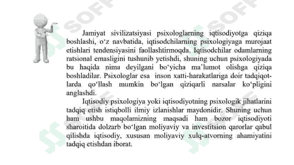 Xulq-atvor iqtisodiyoti 2