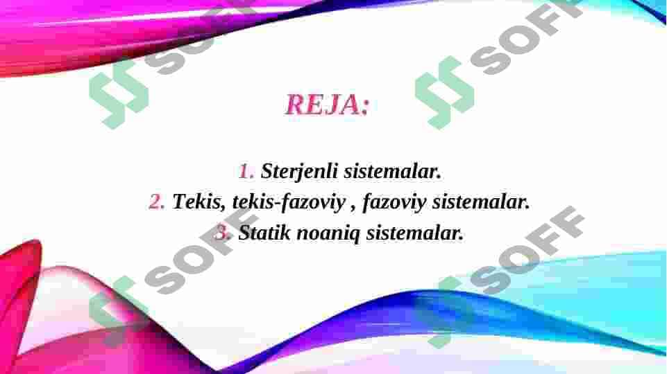 Statik noaniq sistemalarni kuchlar usuli bilan matritsalar yordamida hisoblash 2