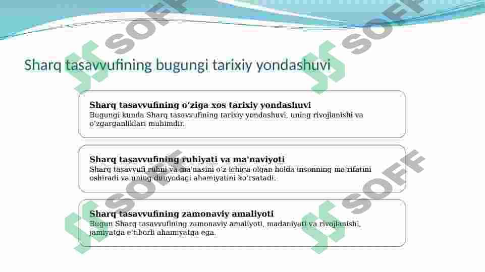 Yangi davr Sharq tasavvufi 5