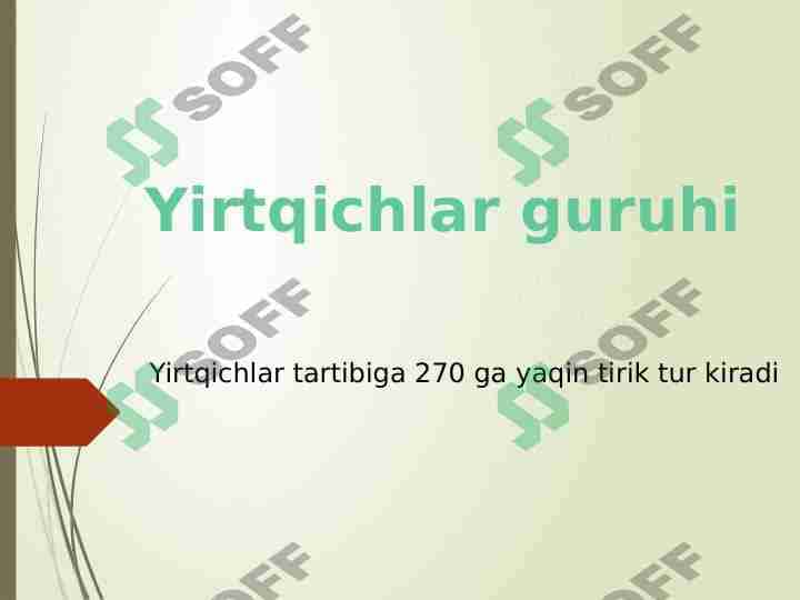 Yirtqichlar guruhi