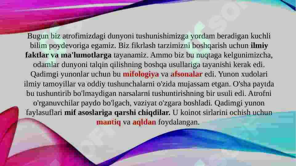 Yunon faylasuflari 2