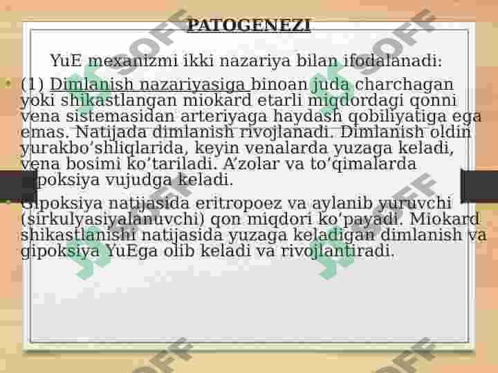 Yurak yetishmovchiligi 5