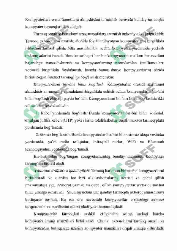 IQTISODIYOTNING TURLI TARMOQLARIDA TARMOQ TEXNOLOGIYALARIDAN FOYDALANISH 2