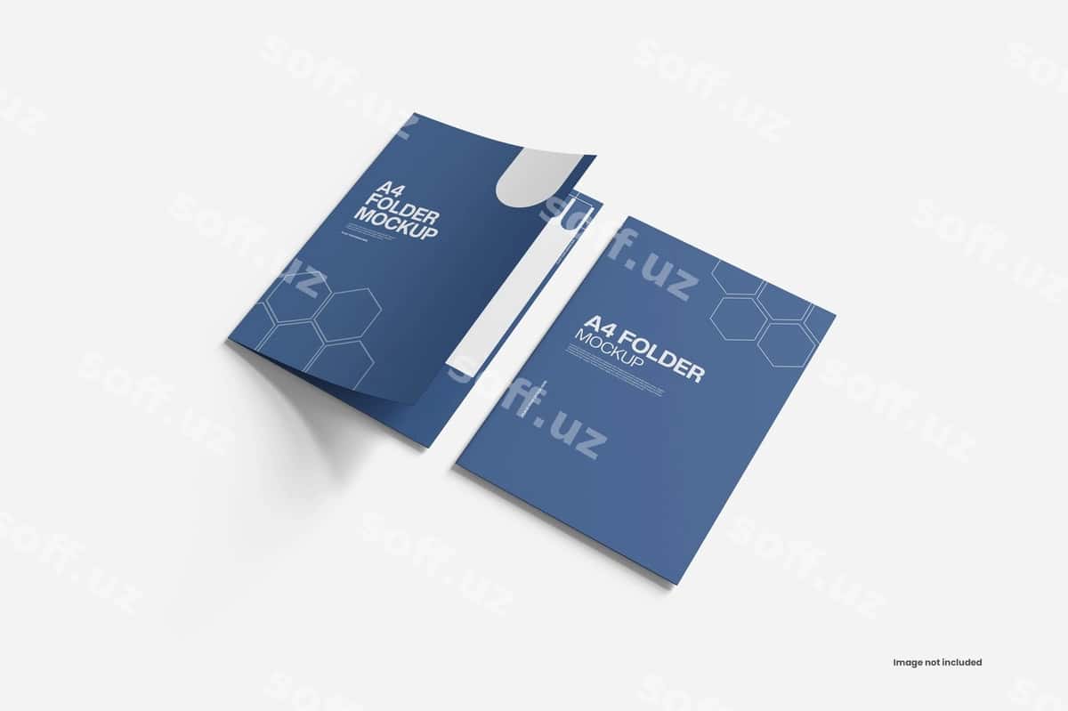 A4 papka maketi | A4 folder mockup 1