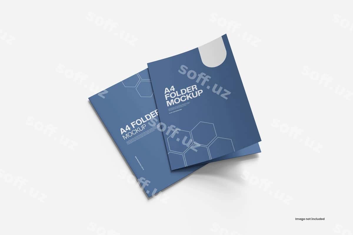 A4 papka namunasi | A4 folder mockup 1