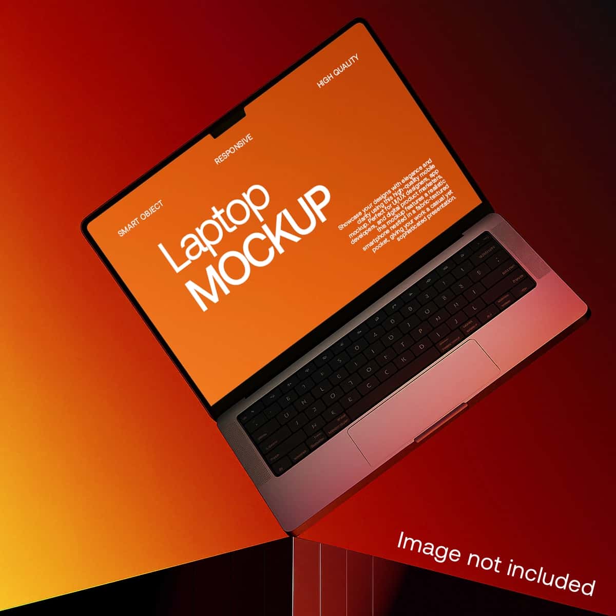 Noutbuk maketi psd | Laptop mockup psd 1