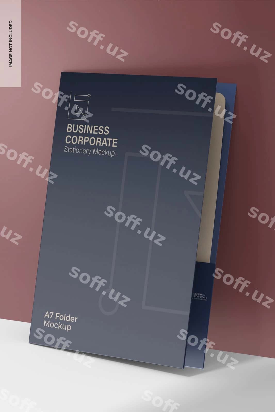 A7 papkasi mockup | A7 folder mockup 1