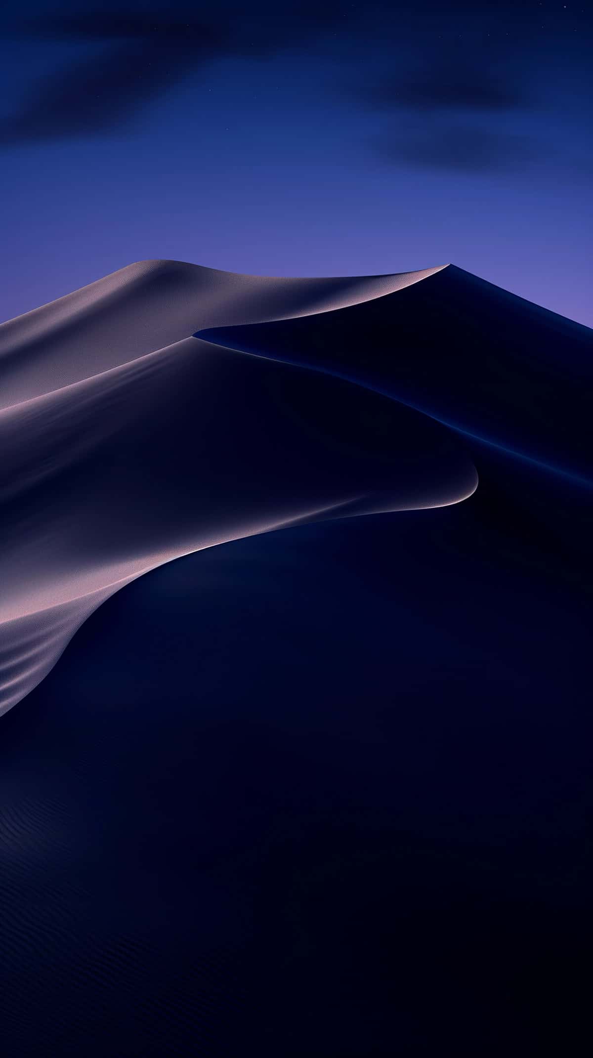 Mavhum to'q moviy cho'l foni | Abstract dark blue desert background 1