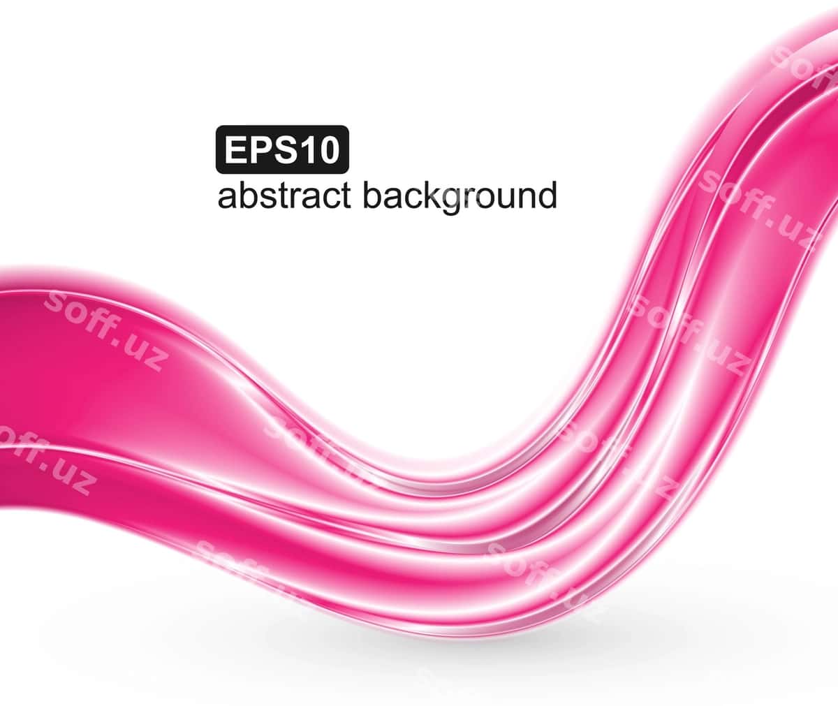 Abstrakt pushti to'lqalar fon | Abstract pink waves background 1