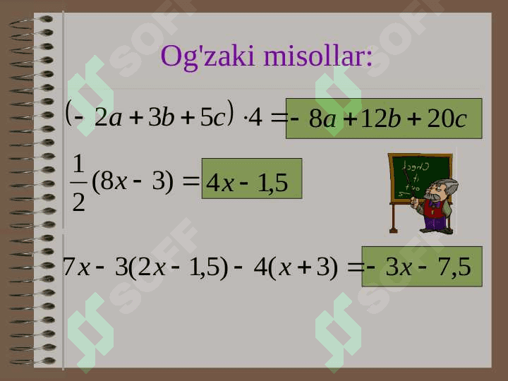 algebraik ifodalar 5
