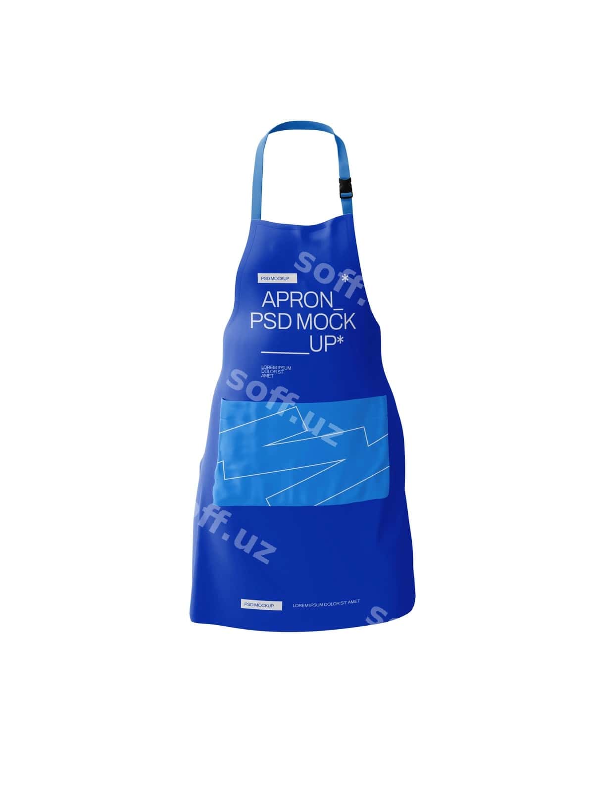 Favri 3d rendering mockup dizayni | Apron 3d rendering mockup design 1