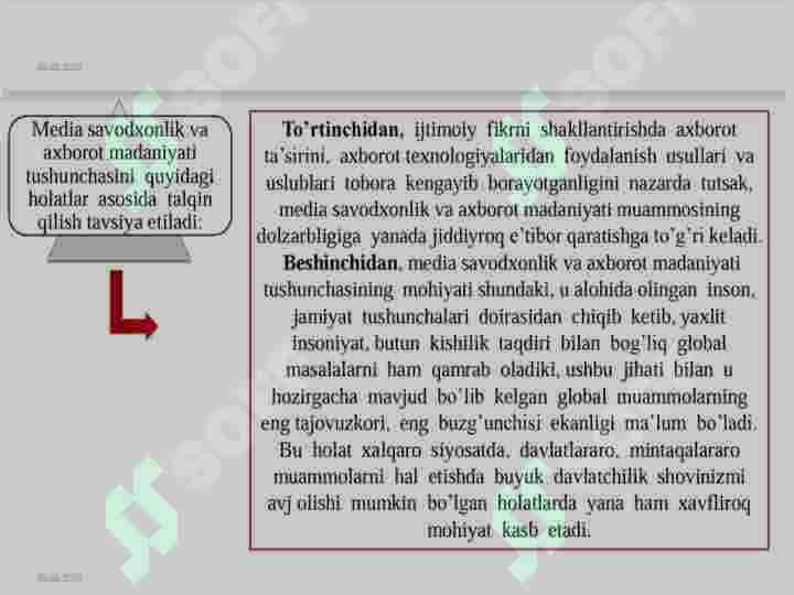 Axborotning jamiyatda tutgan o'rni va ahamiyati 6