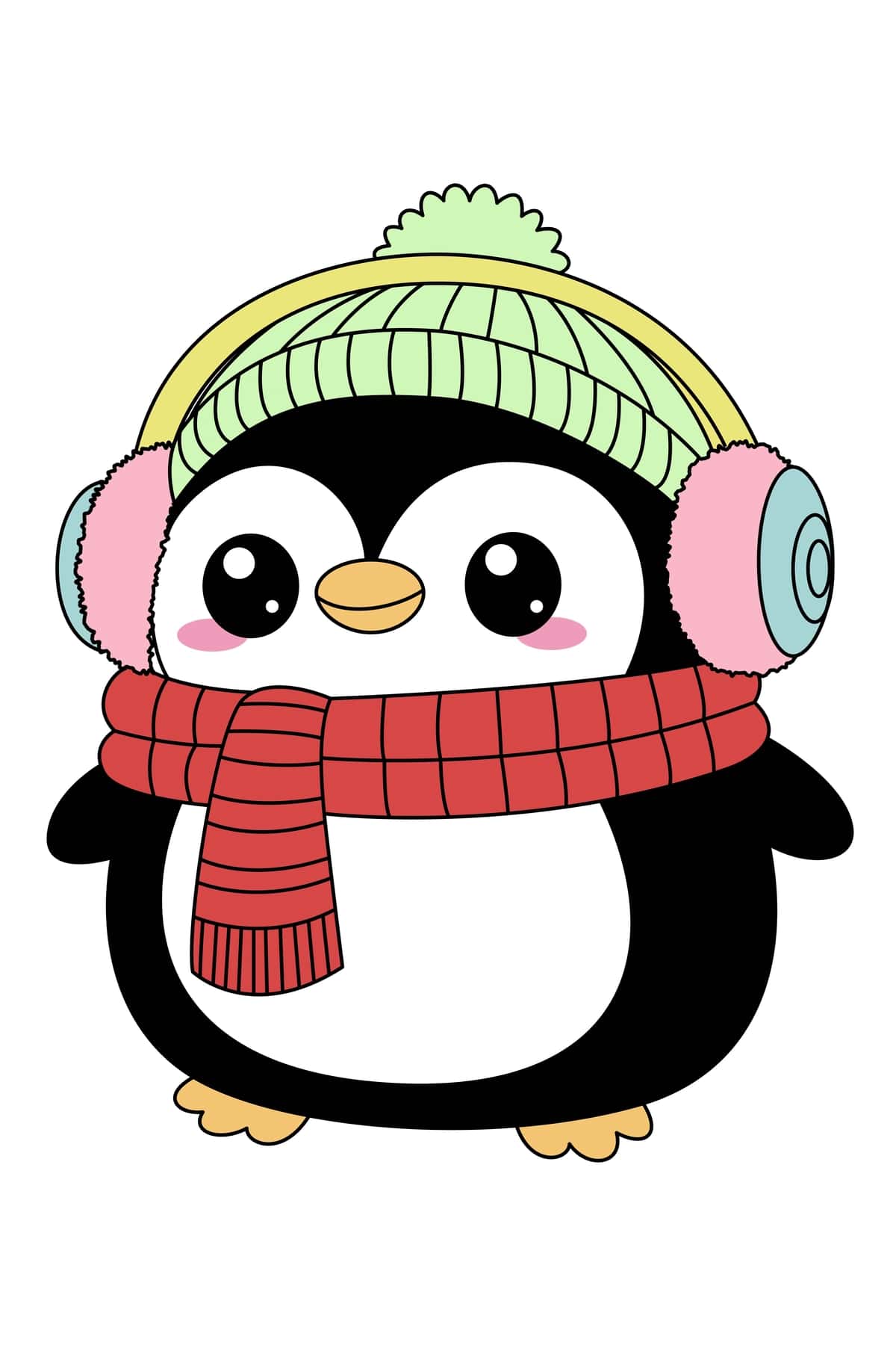 Yoqimli pingvin squishmallow tasviri hayvonlar klipi ish varaqlarini yaratadi | Cute penguin squishmallow illustration animal clipart create worksheets 1