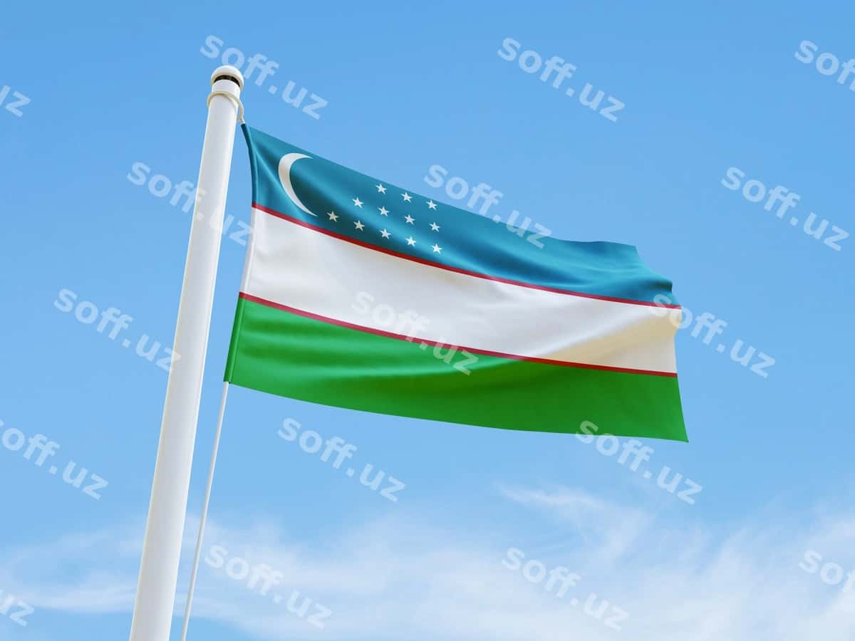 O'zbekiston bayroqi | Bandera de uzbekistan 1