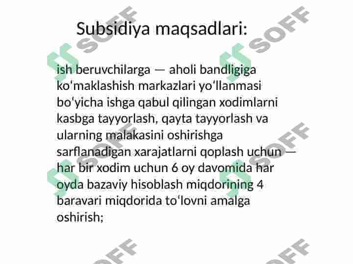 Bandlikka kómaklashish jamg'armasi 3