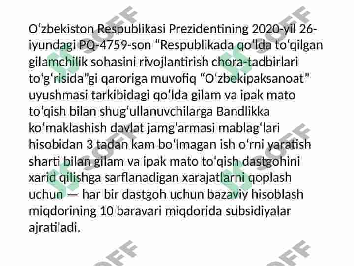 Bandlikka kómaklashish jamg'armasi 7