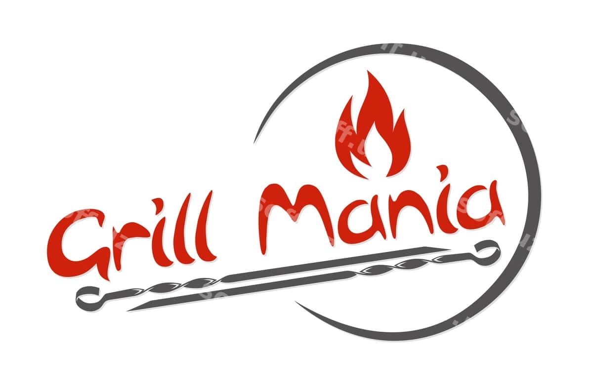 Barbecue belgisi odali | Barbecue symbol with fire 1