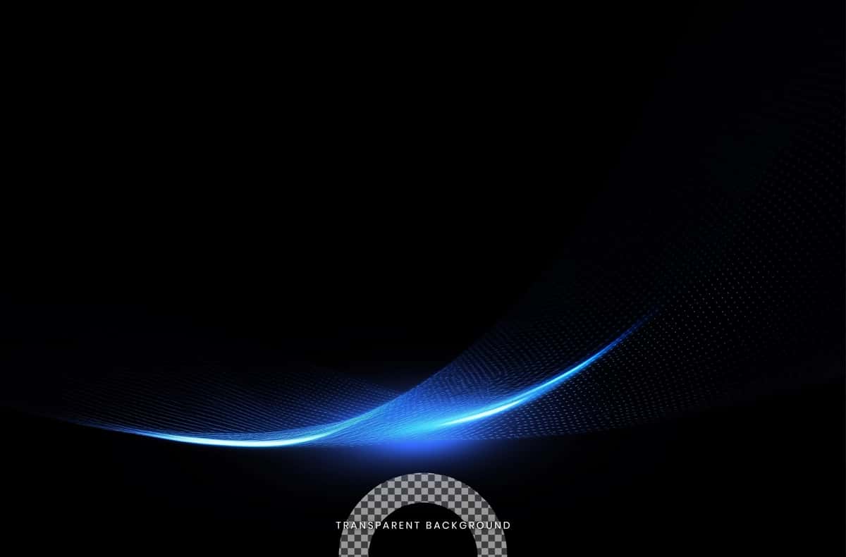 Yorqin yorqin ko'k aylanma shaffof fon | Glowing light bright blue swirl transparent background 1
