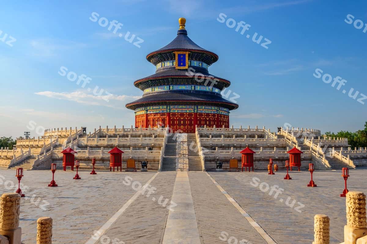 Pekin Xitoy tarixiy manzil jannat | Beijing china historic temple heaven 1