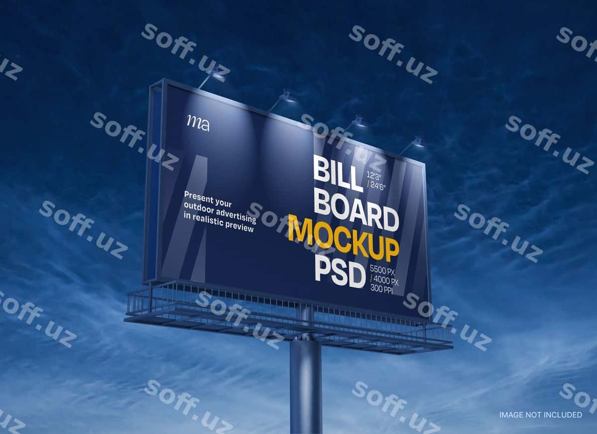 Billboard namunasi | Billboard mockup 1