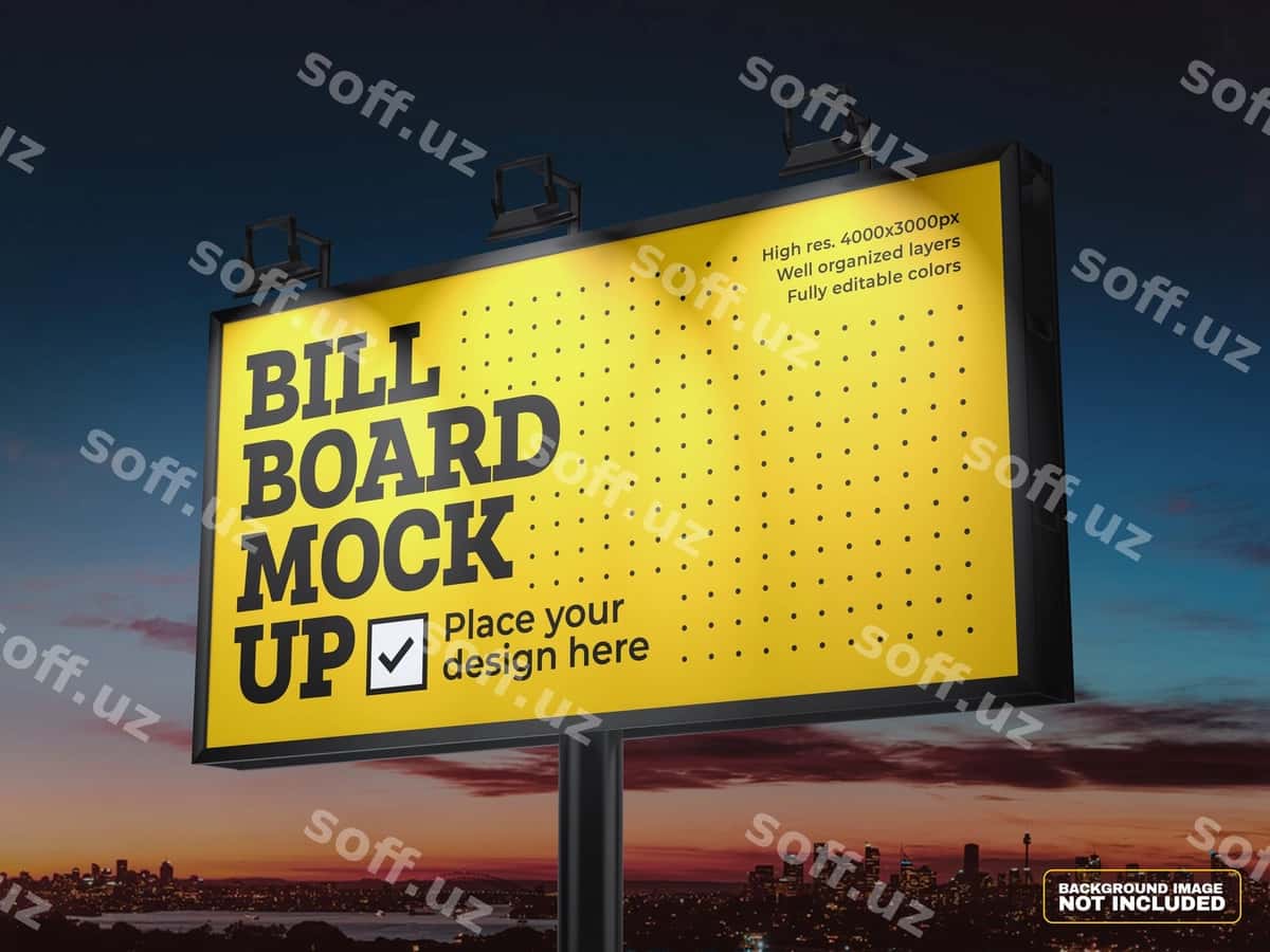 Billboard namunasi | Billboard mockup 1